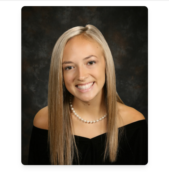 Breanna Leigh Chadwick's senior portrait.